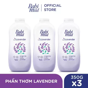 Combo 3 Phấn thơm Babi Mild 350Gx3