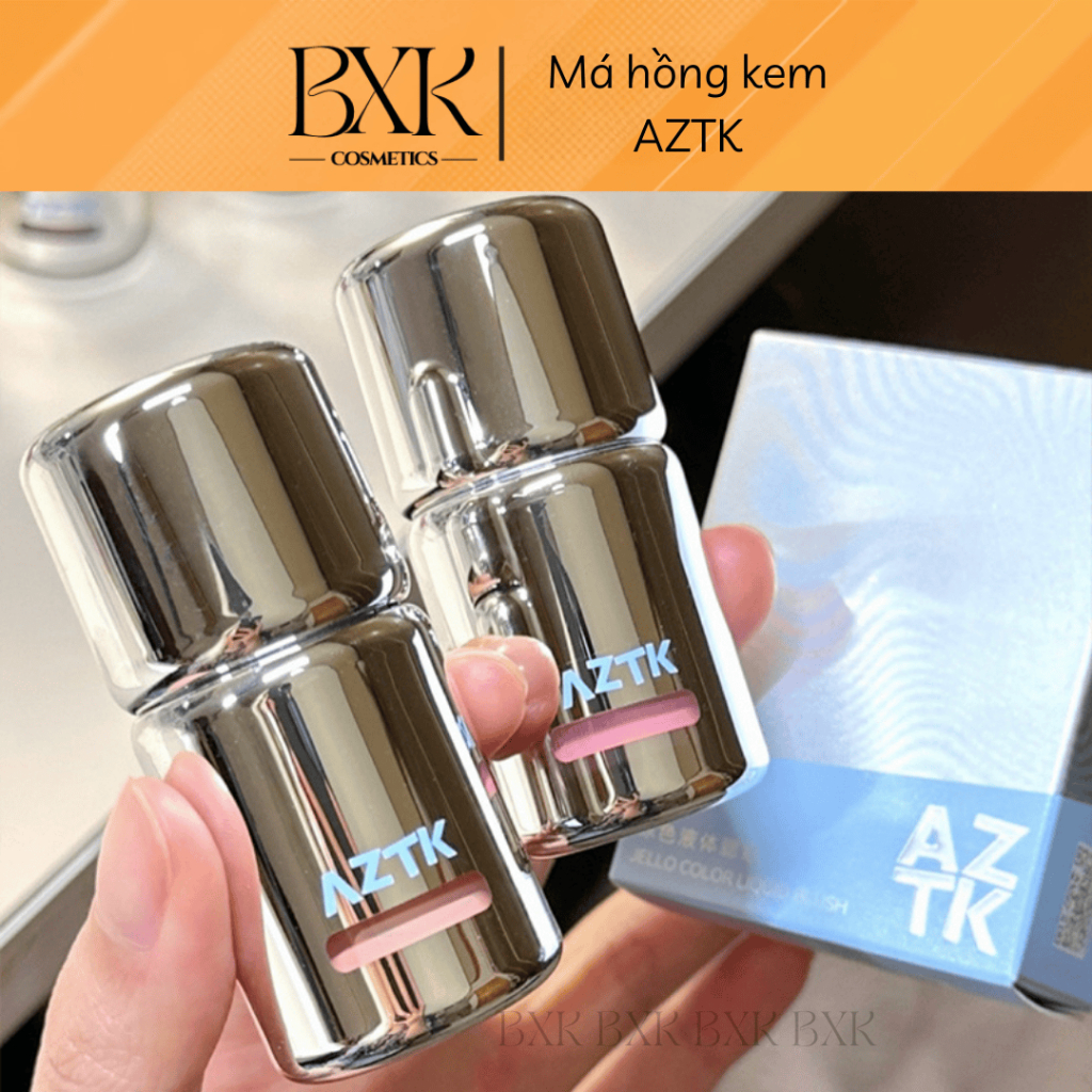 Má Hồng Kem AZTK Dạng Lỏng, Vỏ Bạc Mới, Căng Bóng Trong Mướt Tự Nhiên ...