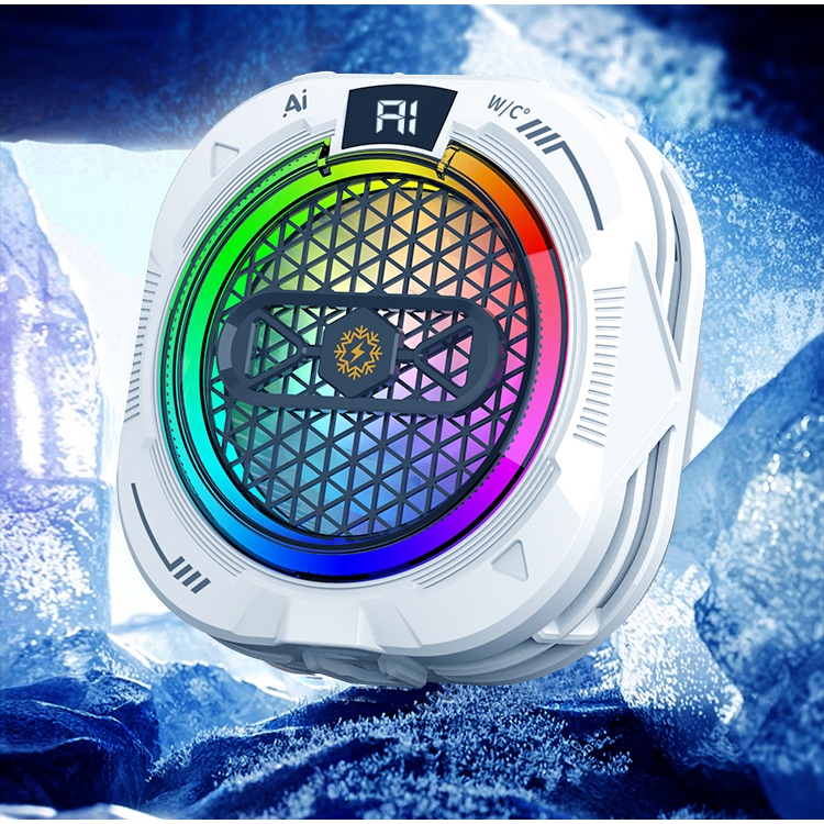 Quạt tản nhiệt sò lạnh cao cấp Kiri TH19 Pro AI - Công suất 24W - Làm lạnh cực nhanh - AI thông minh - Tùy chỉnh quạt | BigBuy360 - bigbuy360.vn
