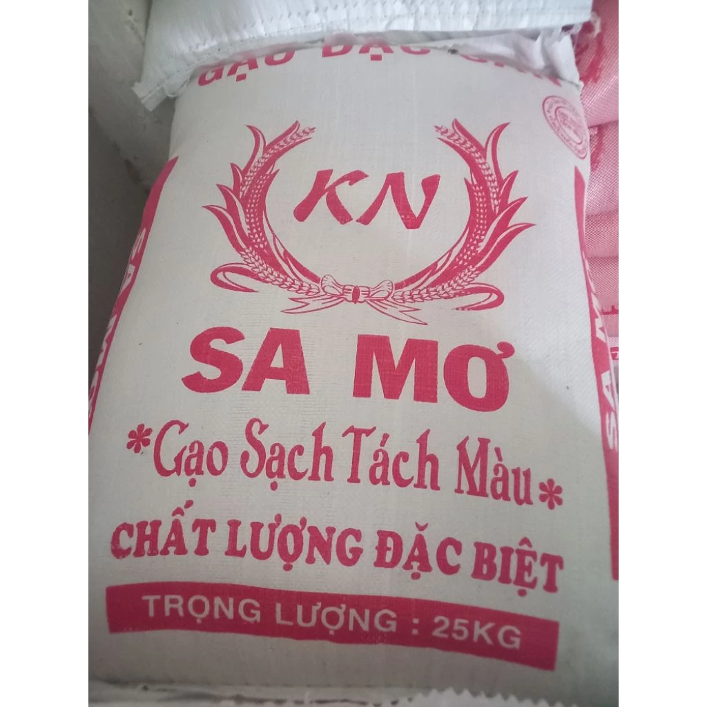Gạo Sa Mơ nở xốp cơm mềm gạo túi 25 kg