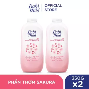 Combo 2 Phấn thơm Babi Mild 350Gx2