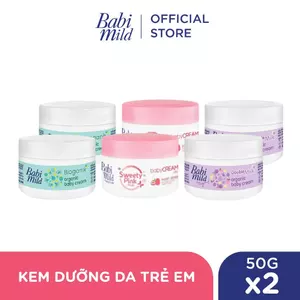 Combo 2 Kem dưỡng da Babi Mild 50Gx2