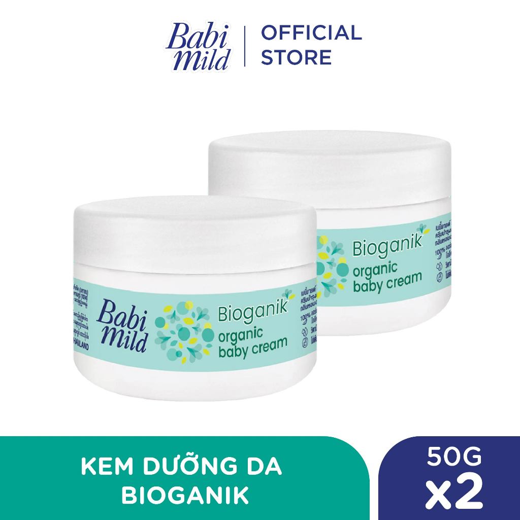 Combo 2 Kem dưỡng da Babi Mild 50Gx2