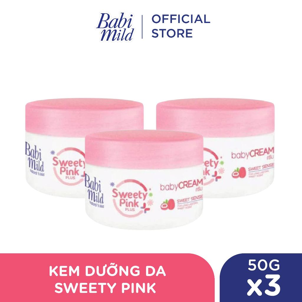 Combo 3 Kem dưỡng da Babi Mild 50Gx3