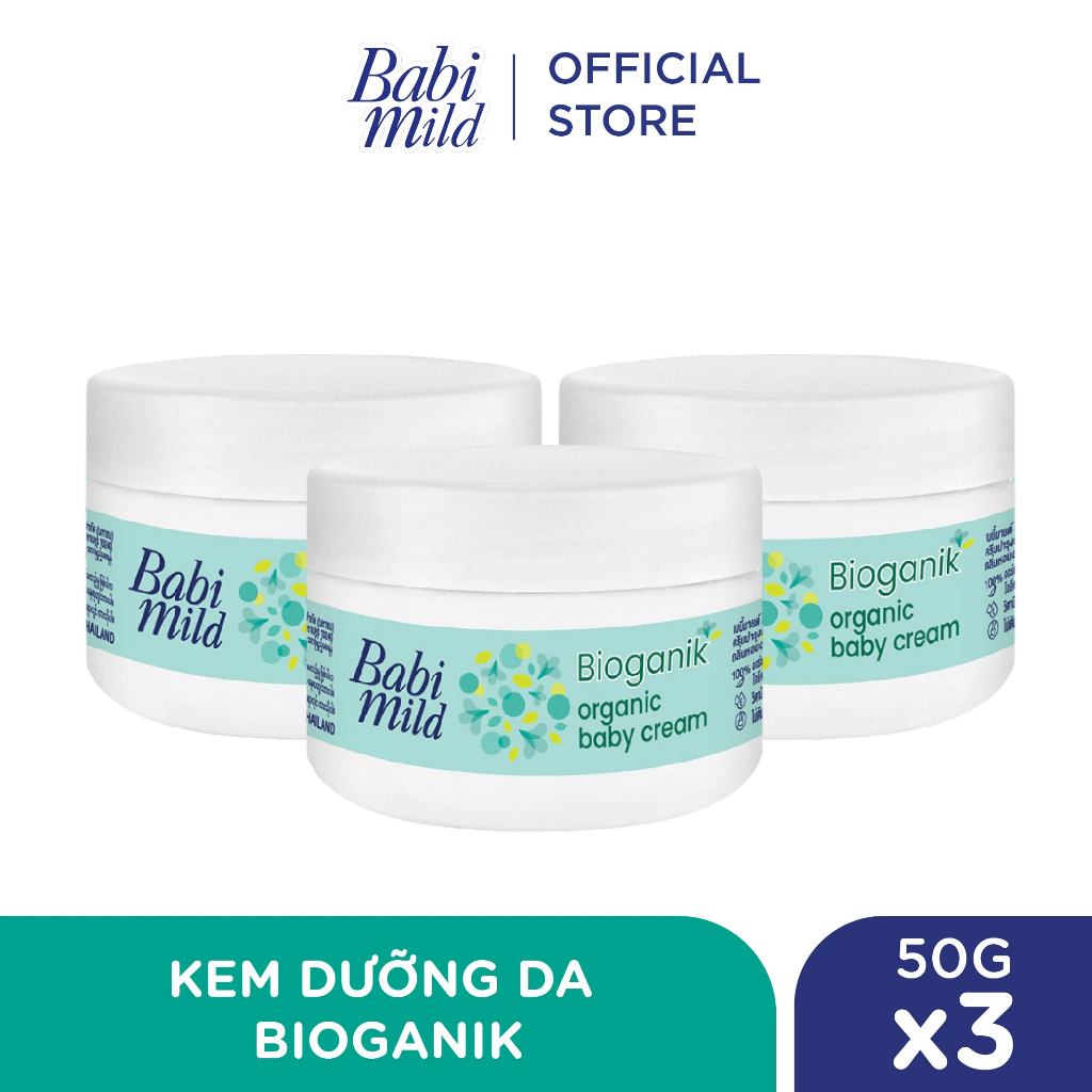 Combo 3 Kem dưỡng da Babi Mild 50Gx3