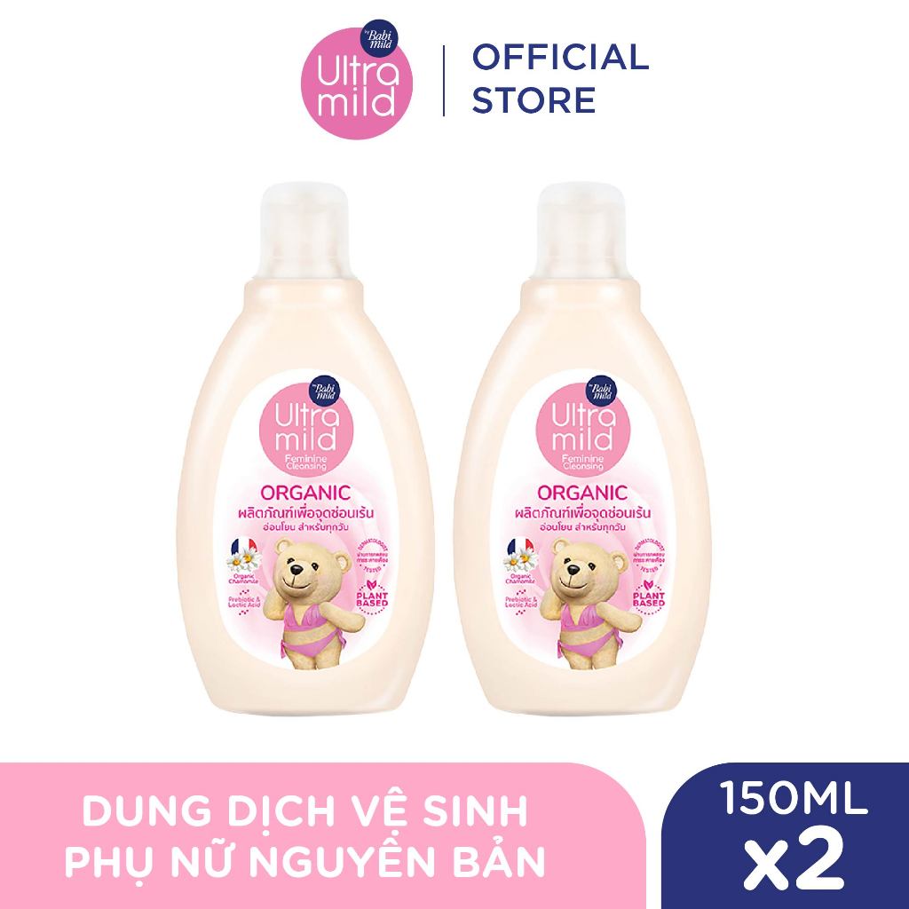 Combo 2 Dung dịch vệ sinh phụ nữ Ultra Mild 150ml