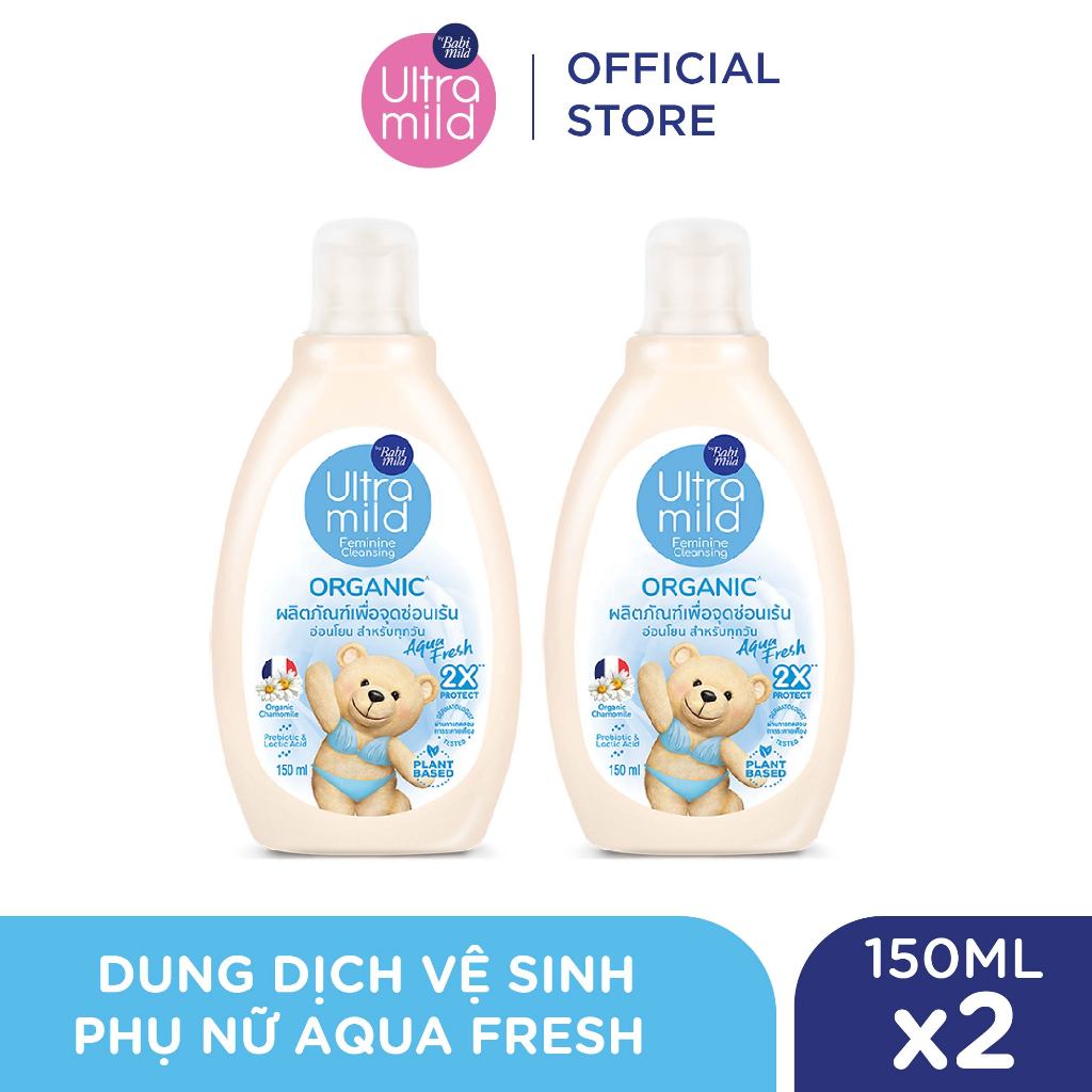 Combo 2 Dung dịch vệ sinh phụ nữ Ultra Mild 150ml
