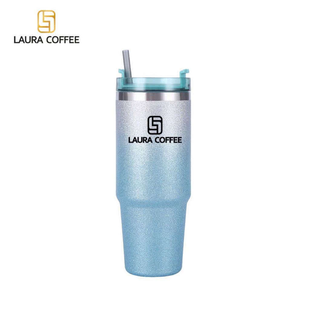 [Kèm 2 gói Cafe Laura ] Ly Giữ Nhiệt Laura Coffee 2 Lớp , Giữ Nhiệt 8-12h