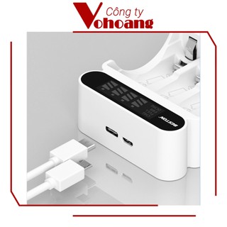 Beston C9023L sạc kèm pin thông minh có màn hình, sạc pin Ni-MH 1.2V thông minh, tự ngắt, bảo vệ pin tối ưu pin AA / AAA