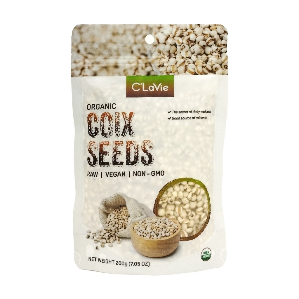Hạt ý dĩ hữu cơ C'LaVie Organic Coix Seeds 200g