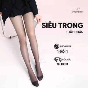 Quần Tất Lụa Trong Suốt DOLLY SECRET T39 Quần Tất Tàng Hình Siêu Mỏng, Siêu Thật Chân