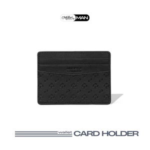 Ví Da PU Ngang Monogram CARD HOLDER Nam Nữ Bóp Đựng Tiền Thẻ Nhiều Ngăn | MIDORI FOR MAN
