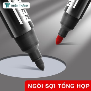 Bút Lông Viết  3 Màu Đen Đỏ Xanh, Mực Đậm Đều, Phù Hợp Cho Giáo Viên, Học Sinh Và Văn Phòng