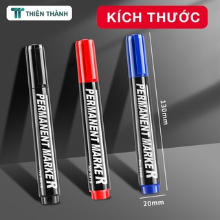 Bút Lông Viết  3 Màu Đen Đỏ Xanh, Mực Đậm Đều, Phù Hợp Cho Giáo Viên, Học Sinh Và Văn Phòng