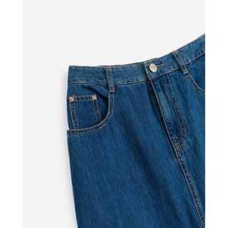 Chân váy Jean Dài JP Fashion, Chất Jeans Không Pha Màu, Xẻ Tà Sau Dễ Di Chuyển, Năng Động 17011952