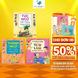 Sách - Combo 3 Cuốn Thành Ngữ Việt Nam, Tục Ngữ Việt Nam Bằng Tranh, Truyện Tranh Tiếu Lâm Dân Gian - Đại Mai