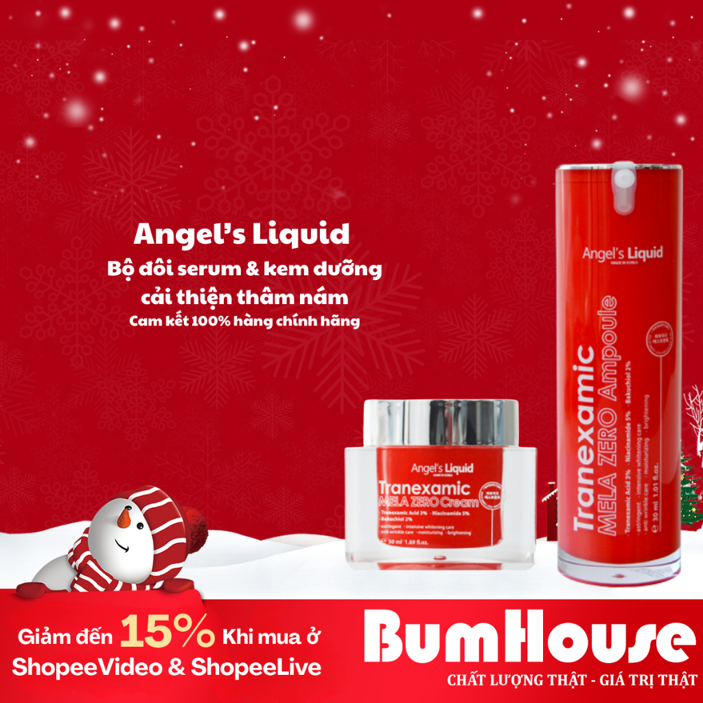 [Angel's Liquid] Bộ Sản Phẩm Serum & Kem Dưỡng Cải Thiện Thâm Nám Angel ...