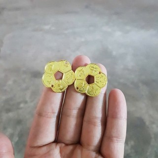COMBO 30 50 Đồng Xu Hoa Mai Kim Tiền Phong Thủy Âm Dương Bằng Đồng