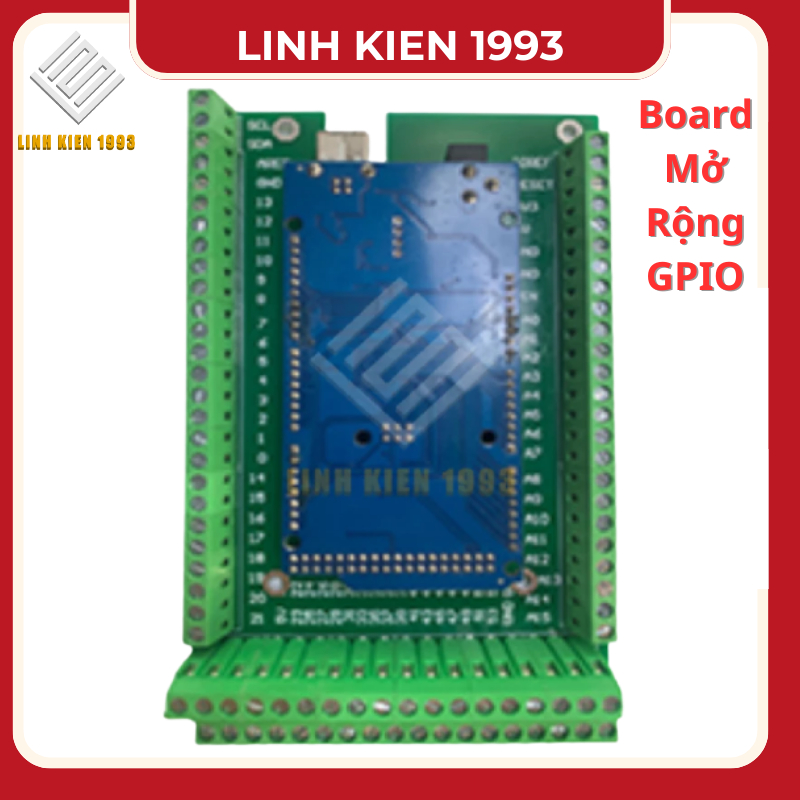Board mở rộng chân Arduino Mega 2560 – Terminal Adapter Shield GPIO ...