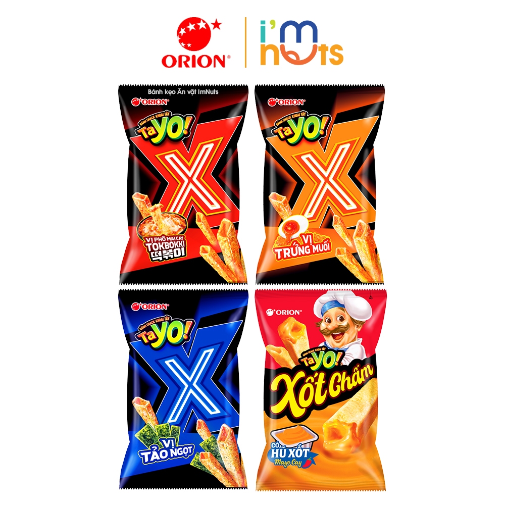Combo 5 Gói Bánh Snack Khoai Tây Tayo X Orion Đủ Vị Gói Nhỏ Và Gói Lớn ...