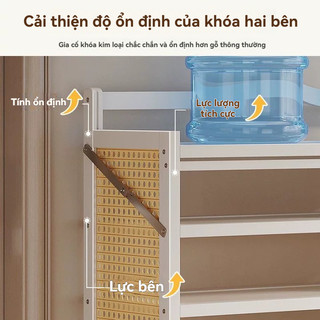 Kệ giày gấp gọn Giá giày nhiều lớp Trọng lượng nhẹ để gấp lại Không cần lắp đặt Kệ để giày dép nhiều tầng