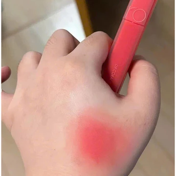 Son Kem Bùn Blur 09 Cam Hồng Đào, Son Kem Blur Fudge Tint Màu 09 Coral Jubilee