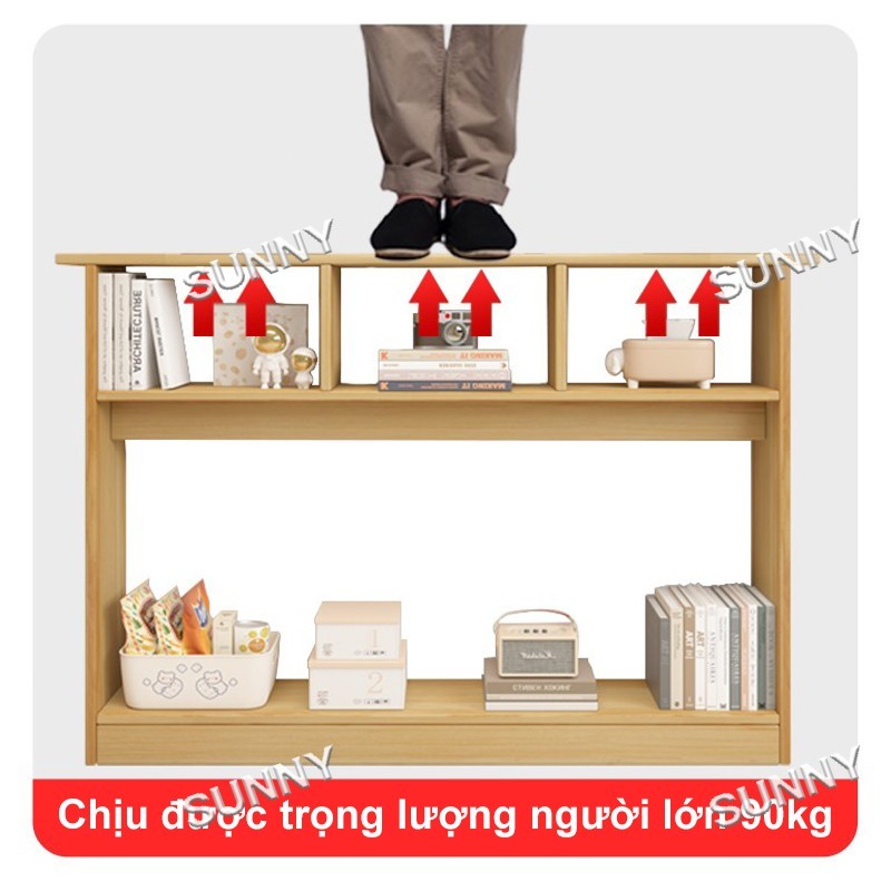 SUNNY Kệ Để Đồ Khe Sofa Đa Năng Nhiều Tầng, Tủ Kệ Đầu Giường Gỗ MDF Tiết Kiệm Diện Tích 120cm