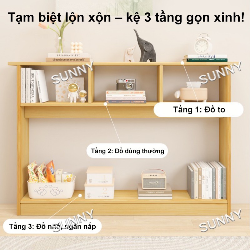 SUNNY Kệ Để Đồ Khe Sofa Đa Năng Nhiều Tầng, Tủ Kệ Đầu Giường Gỗ MDF Tiết Kiệm Diện Tích 120cm