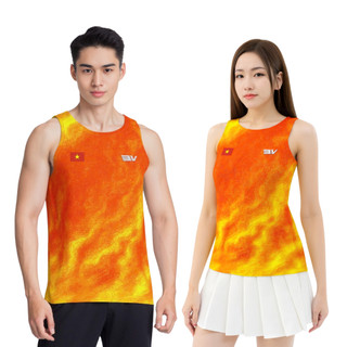 Áo thể thao chạy bộ UNISEX- VELOSAR- BST MÂY LỬA DỆT NÊN HÒA BÌNH RTT-60070-R03