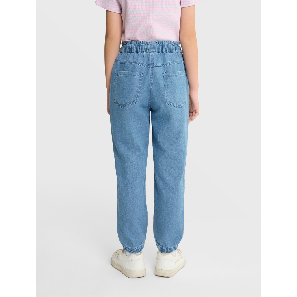 Quần jean bé gái CANIFA cạp chun dáng baggy 1BJ25A001