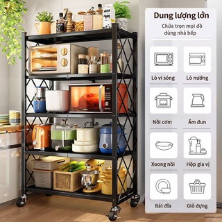 Gslife Kệ Bếp Đa Năng 3/4/5Tầng - Để Đồ Điện Gia Dụng, Thiết Kế Chắc Chắn, Chắc Chắn