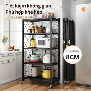 Gslife Kệ Bếp Đa Năng 3/4/5Tầng - Để Đồ Điện Gia Dụng, Thiết Kế Chắc Chắn, Chắc Chắn