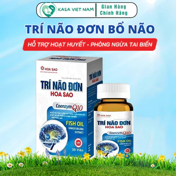 Trí Não Đơn Viên Uống Bổ Não Cải Thiện Trí Nhớ Tăng Tuần Hoàn Máu Não Chính Hãng