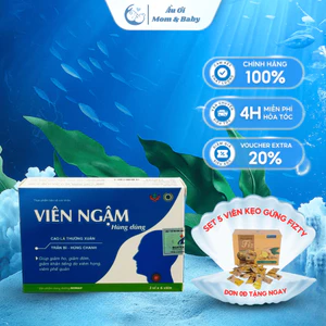 Viên Ngậm Ho Hùng Dũng - Kẹo Ngậm Giúp Giảm Khô Rát Ngứa Họng Cải Thiện Khản Tiếng - 18 Viên