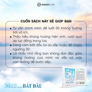 Sách - 30 tuổi - Mọi Thứ Chỉ Mới Bắt Đầu - Lý Thượng Long
