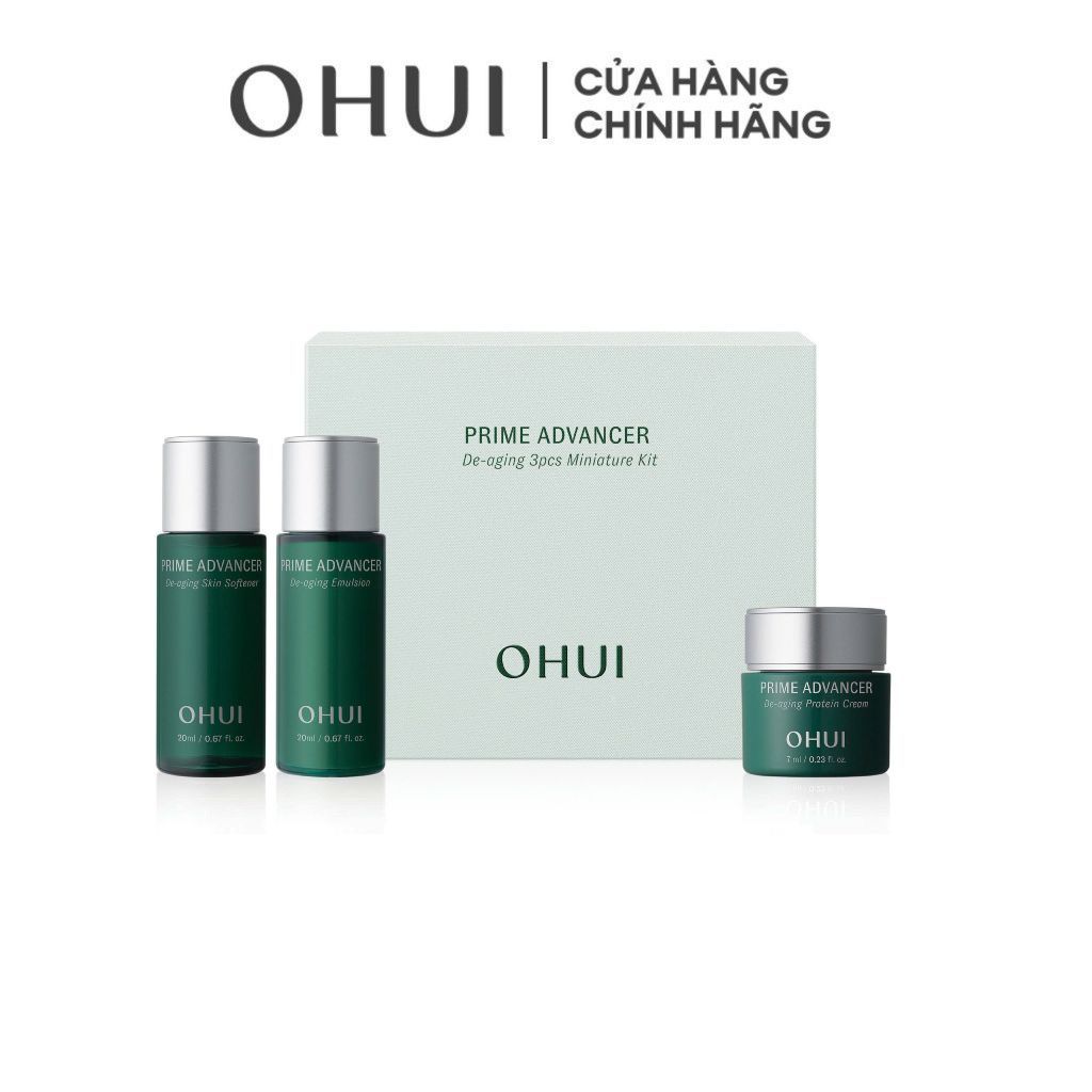 HB Gift] Bộ chống lão hóa 3 bước cao cấp OHUI Prime Advancer 3pcs