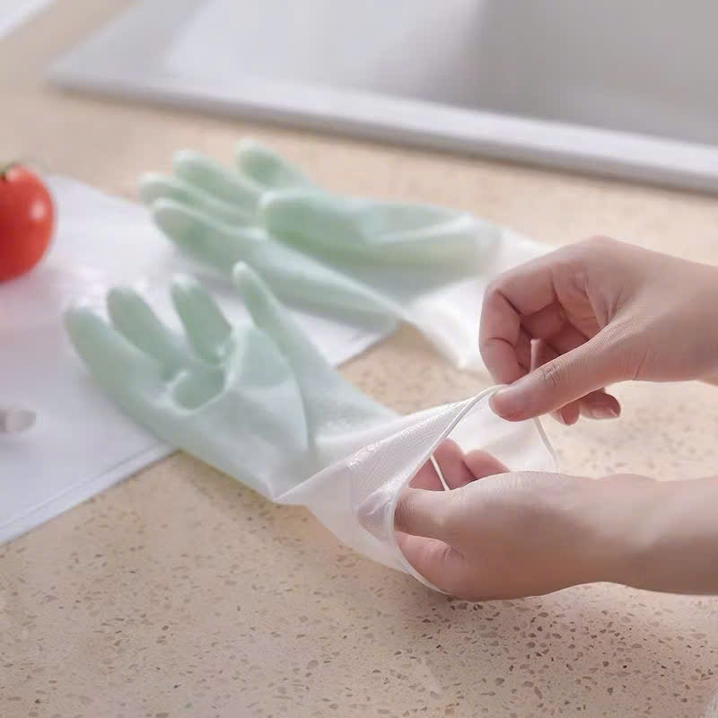 Găng Tay Cao Su Rửa Chén Bát Giặt Đồ Siêu Dai Siêu Bền