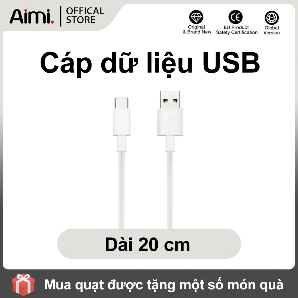 Aimi Cáp dữ liệu USB quạt，Dài 20 cm 【Chỉ có cáp dữ liệu USB, không kèm quạt】FS30 Pro Ultra