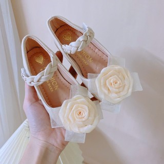 FORM NHỎ Giày Búp Bê Đính Hoa Hồng Đế Dẻo Quai Tết Đáng yêu K224