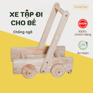 Xe Tập Đi Cho Bé Chống Đổ, Đồ Chơi Xe Đẩy Gỗ Đa Năng Cho Trẻ Từ 1 Đến 4 tuổi, Đồ Chơi Chàng Trai Gỗ