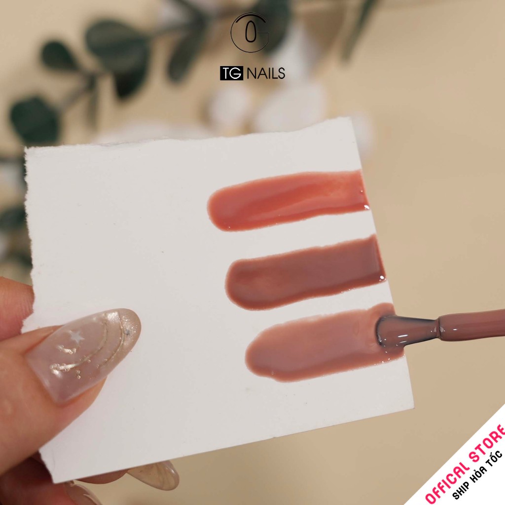 Set sơn gel 12 màu thạch nâu TG - phong cách Hàn nhẹ nhàng