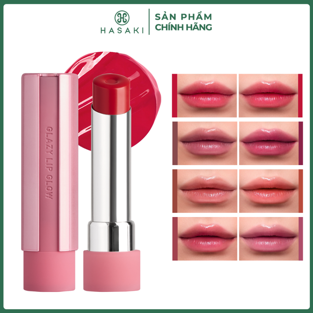 Son Bóng 3CE Dưỡng Ẩm Có Màu 5g Glazy Lip Glow
