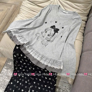 Set cô gái Quần Chấm Bi