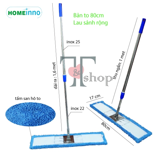 Tổng Hợp Các Size Cây Lau Nhà CÁN RÚT Thu Ngắn 90cm Dài Ra 150cm Bảng Inox Tấm Lau San Hô 45cm/50cm/60cm/80cm/90cm