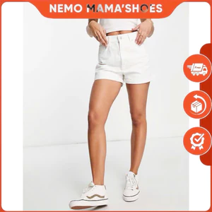 PULL&BEAR QUẦN SHORT JEANS TRẮNG KEM (Q250827002)