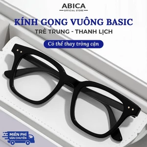 Gọng kính cận mắt kính không độ nữ nam thời trang Hàn Quốc chất liệu nhựa chắc chắn form basic trẻ trung 3331