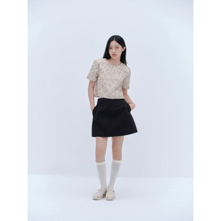 Chân váy OLV chữ A dáng trơn đơn giản trẻ trung Cotton A Line Skirt nhiều màu phù hợp đi làm đi chơi