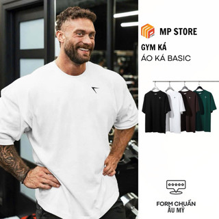 Áo Thun Thể Thao Nam Trơn Cotton 100% 260gsm Form Oversize Local Brand 2025