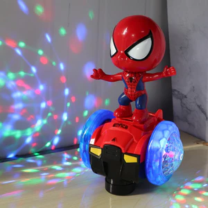 Đồ Chơi Người Nhện Trượt Xe Xoay 360 Độ, Đồ chơi người nhện Spiderman trượt xe