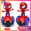 Đồ Chơi Người Nhện Trượt Xe Xoay 360 Độ, Đồ chơi người nhện Spiderman trượt xe